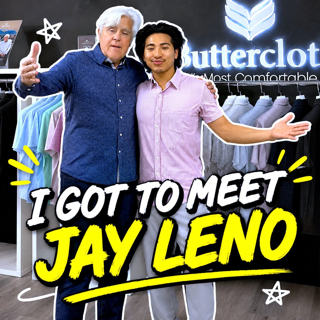 Meeting Jay Leno at the Office: What Happened When a Legend Walked Through Our Doors