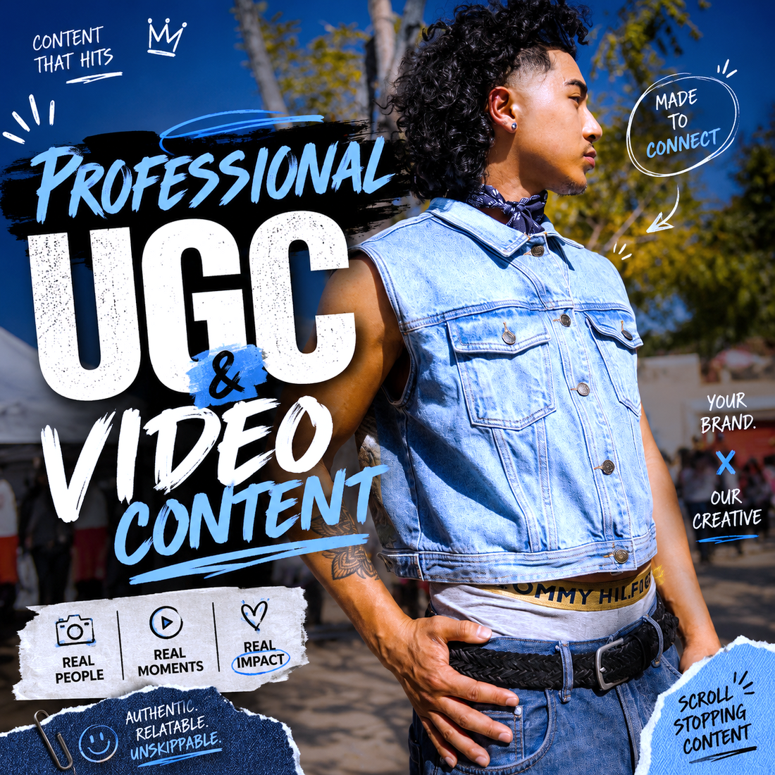 UGC Services: Male UGC Creator & Professional Video Creation