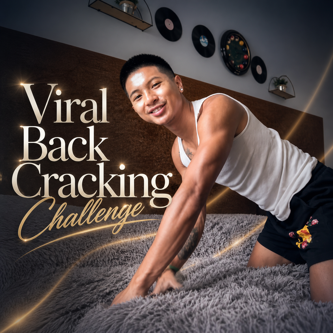 Jeremy Melodious Viral Back Cracking Challenge TikTok video